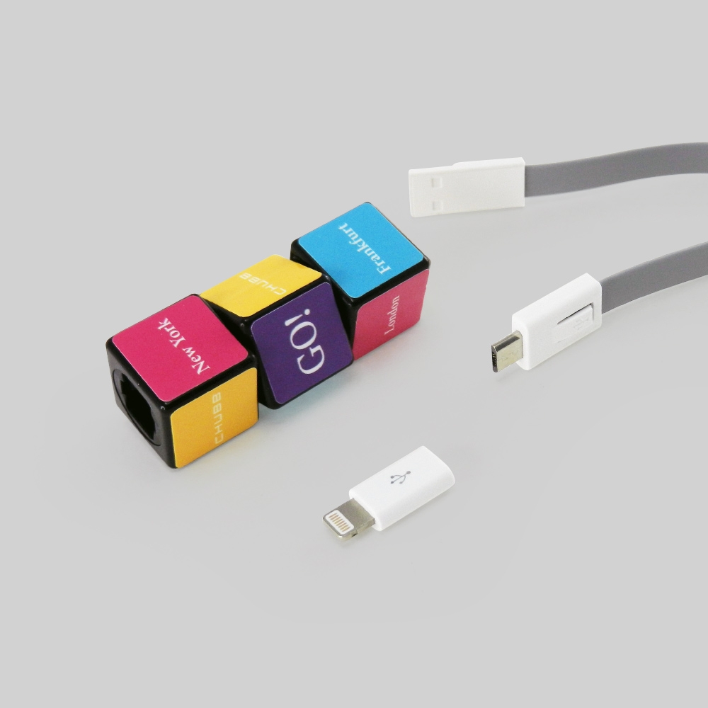 Rubik Cube Mobile Charging Cables